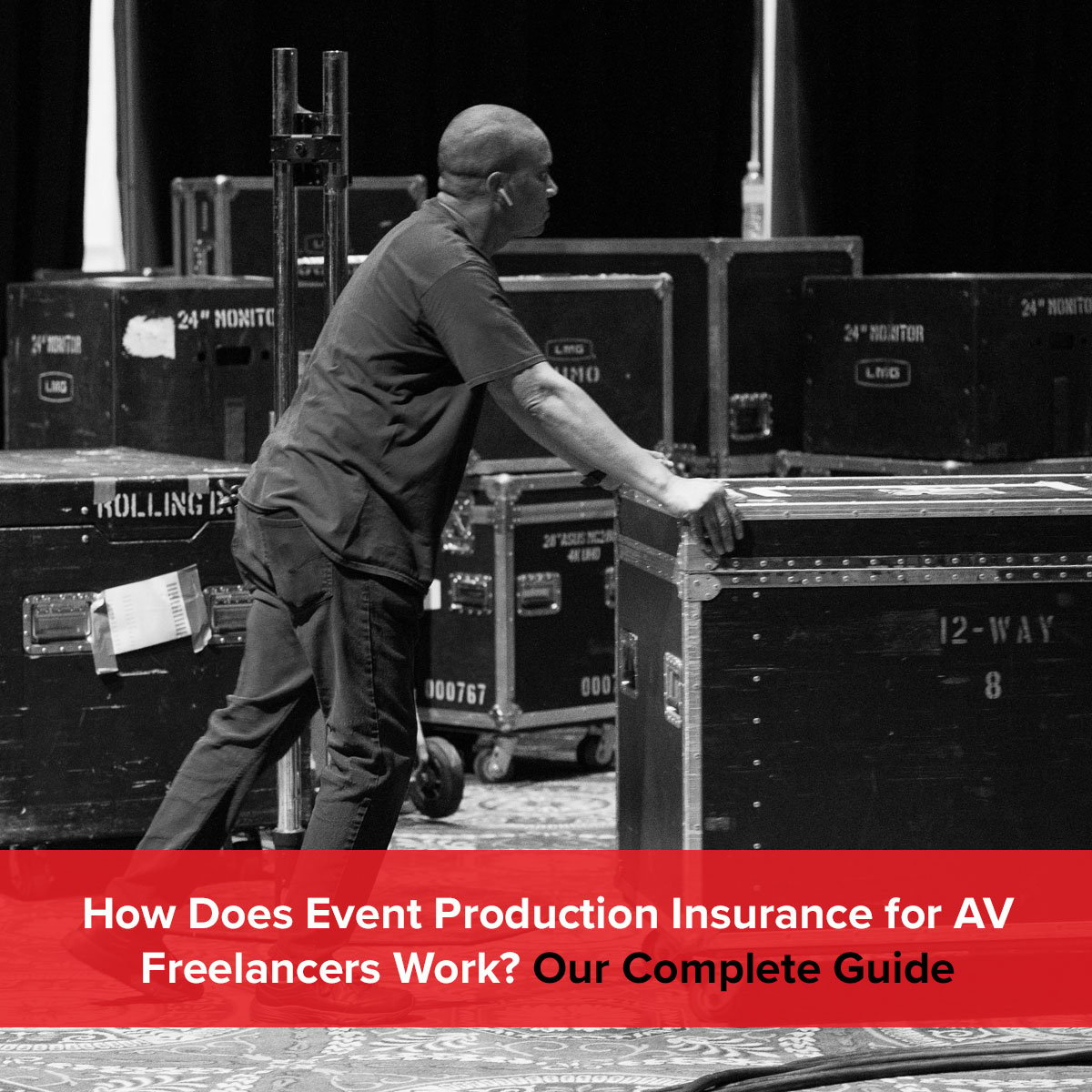 How does event production insurance for AV freelancers work?